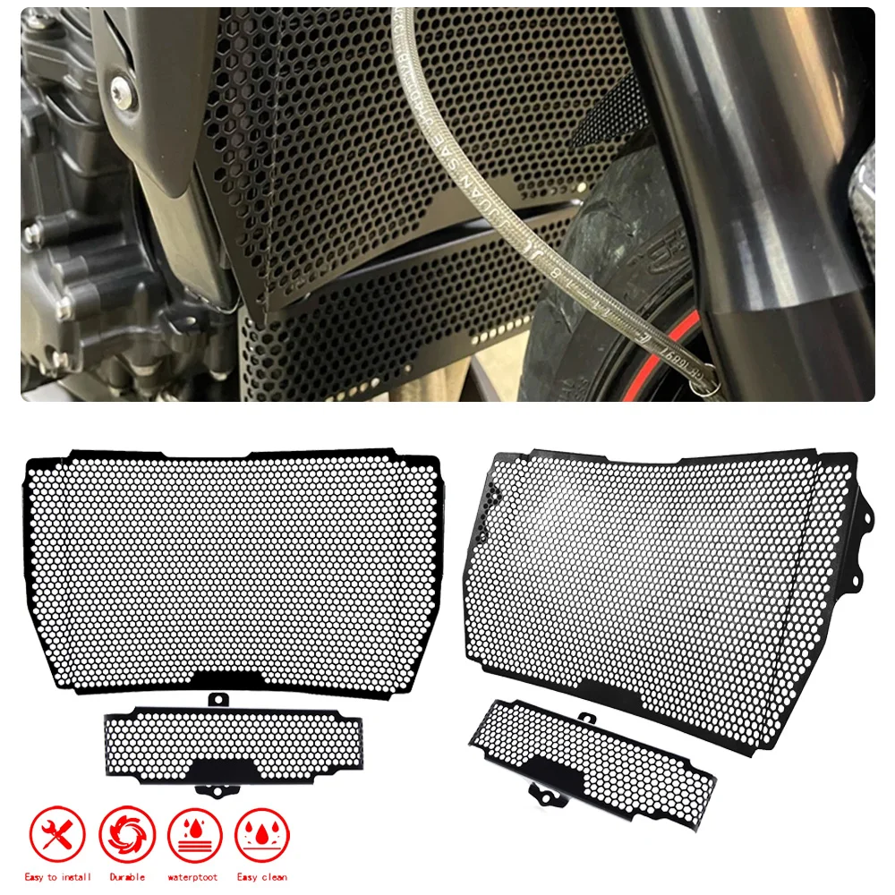 NEW Motorcycle Radiator Grille Guard FOR Speed Triple S RS 1050 1050S 1050RS 2016 2017 2018 2019 2020 Oil Cooler Set Accessories