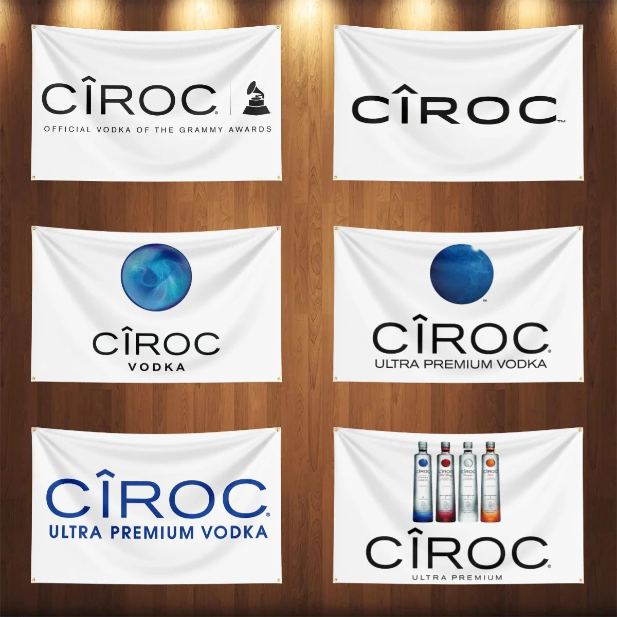 3 × 5 pés C-cirocs Vodka Bandeira Poliéster Impresso Alcohol Vinho Banner Para Decoração Bebida Rum Cerveja Bandeira