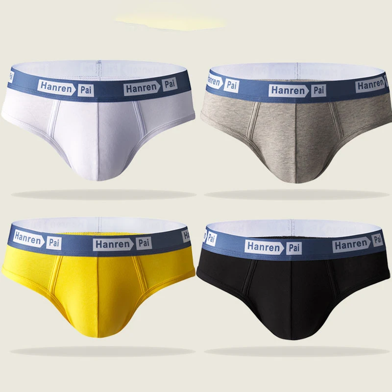 

Brand Men Underwear Briefs Cotton Gay calcinhas calzoncillos hombre slip cuecas Gay Sleepwear male panties shorts