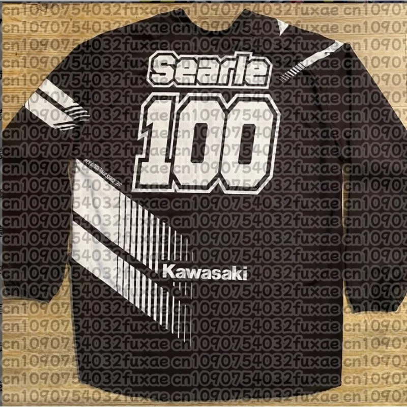 

Kawasaki New Event Uniform Men Women Fashionable Casual Sportswear Summer Oversized Breathable Quick Drying Motorcycle Tshirt