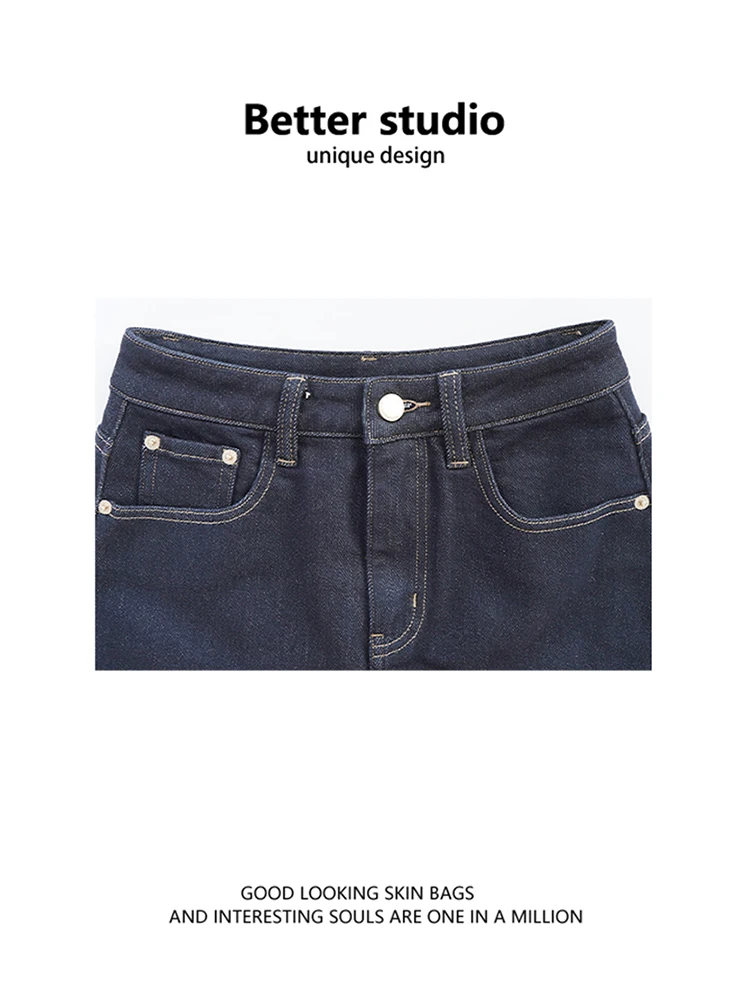 Gonna a trapezio in denim di colore originale retrò Gonna casual Sle con cerniera a vita alta versatile di nuovo design autunnale da donna