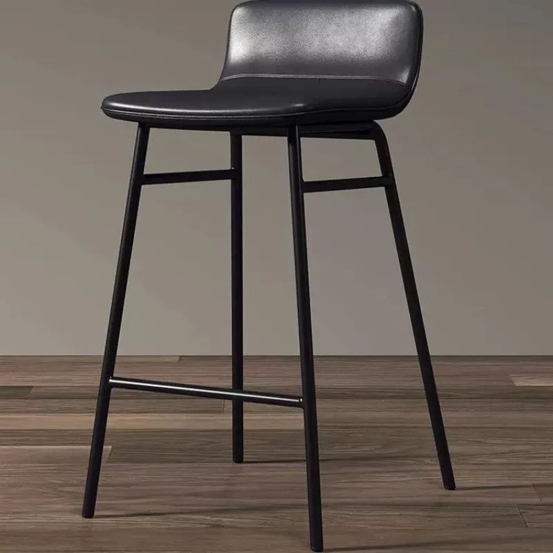 

Modern High Luxury Bar Chair Nordic Counter Metal Elegant Indoor Bar Chair With Backrest Chaise De Bar Velour Balcony Furniture