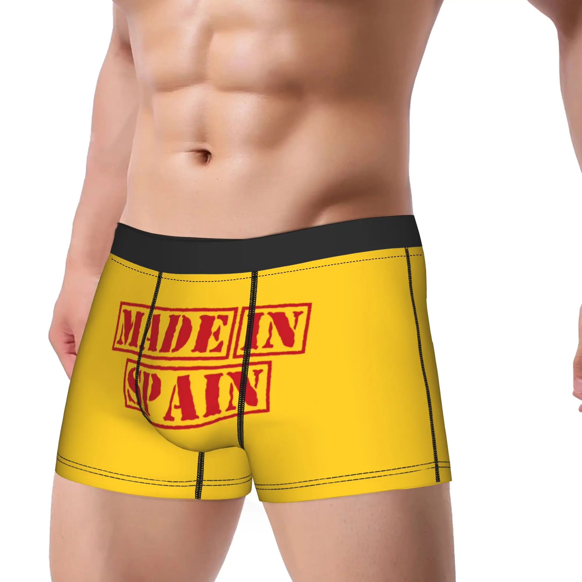 Man Made in Spain Make Spain Great Again Boxers Briefs,Cozy  Underwear Underpants