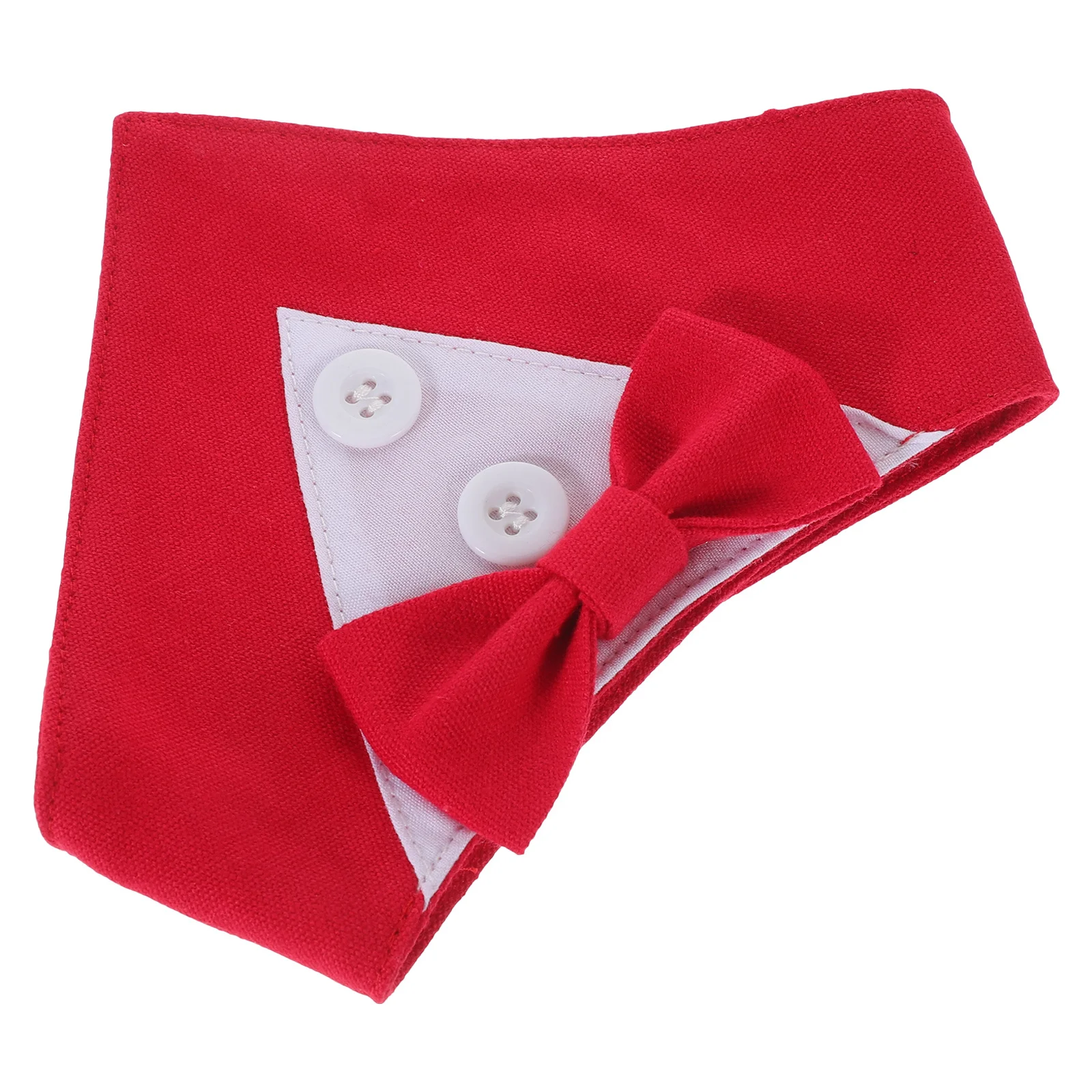 

Stylish Dog Bandana Bowknot Design Durable Polyester Material Easy to Wash Pet Suit Collar Neckwear Dog Bandanas