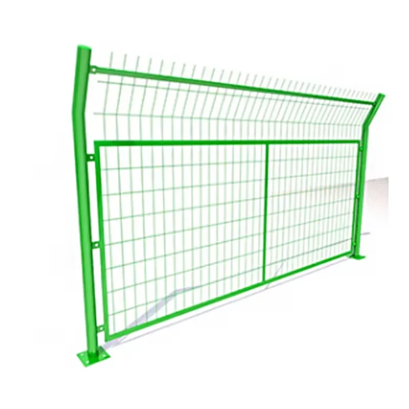 Curved Pvc Coated Wire Panel Fence for Construction and Security