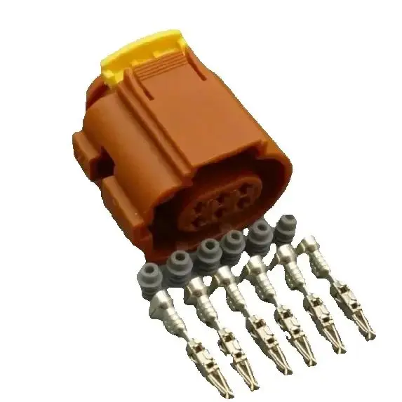 worldgolden 6 Pin Way Car Waterproof Plug 284716-3 Auto Connector Car Power Steering Pump Socket 284717-3 For KIA Hyundai