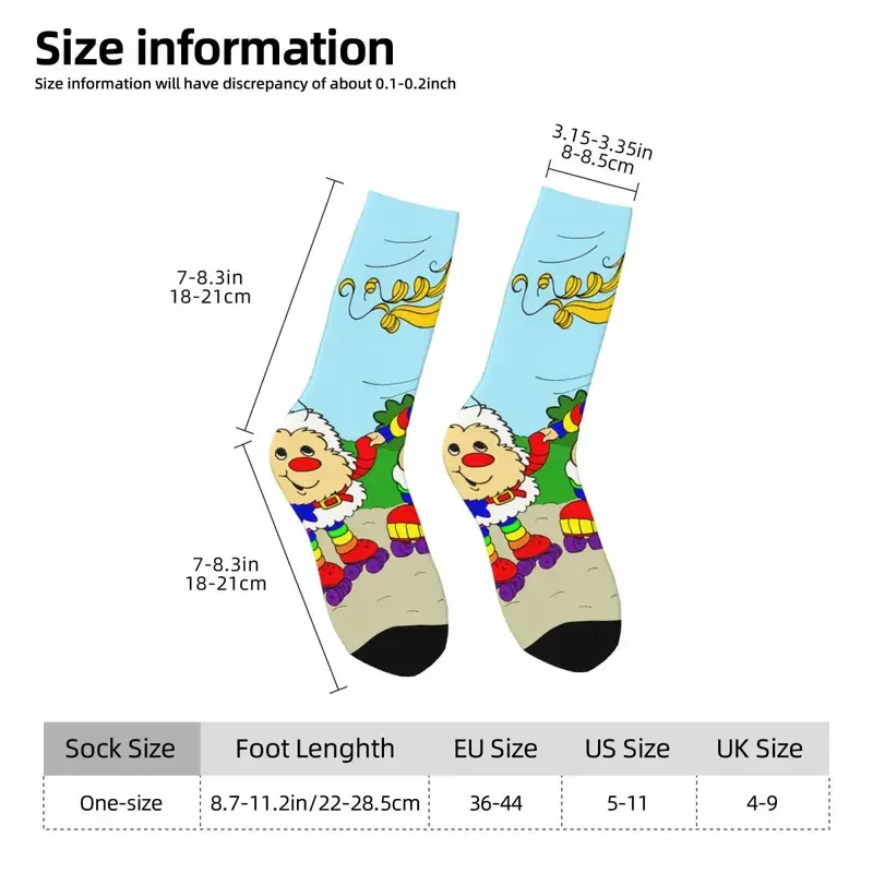 Y2K Rainbow Brite Kawaii Gym Cartoon Pattern Socks