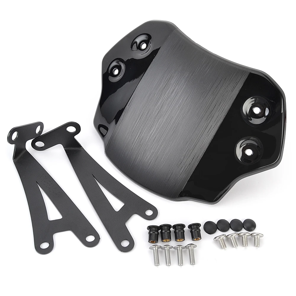 الزجاج الأمامي للدراجات النارية للزجاج الأمامي لـ Triumph Scrambler 400 X تشويش إذاعي 400X 2024 2025