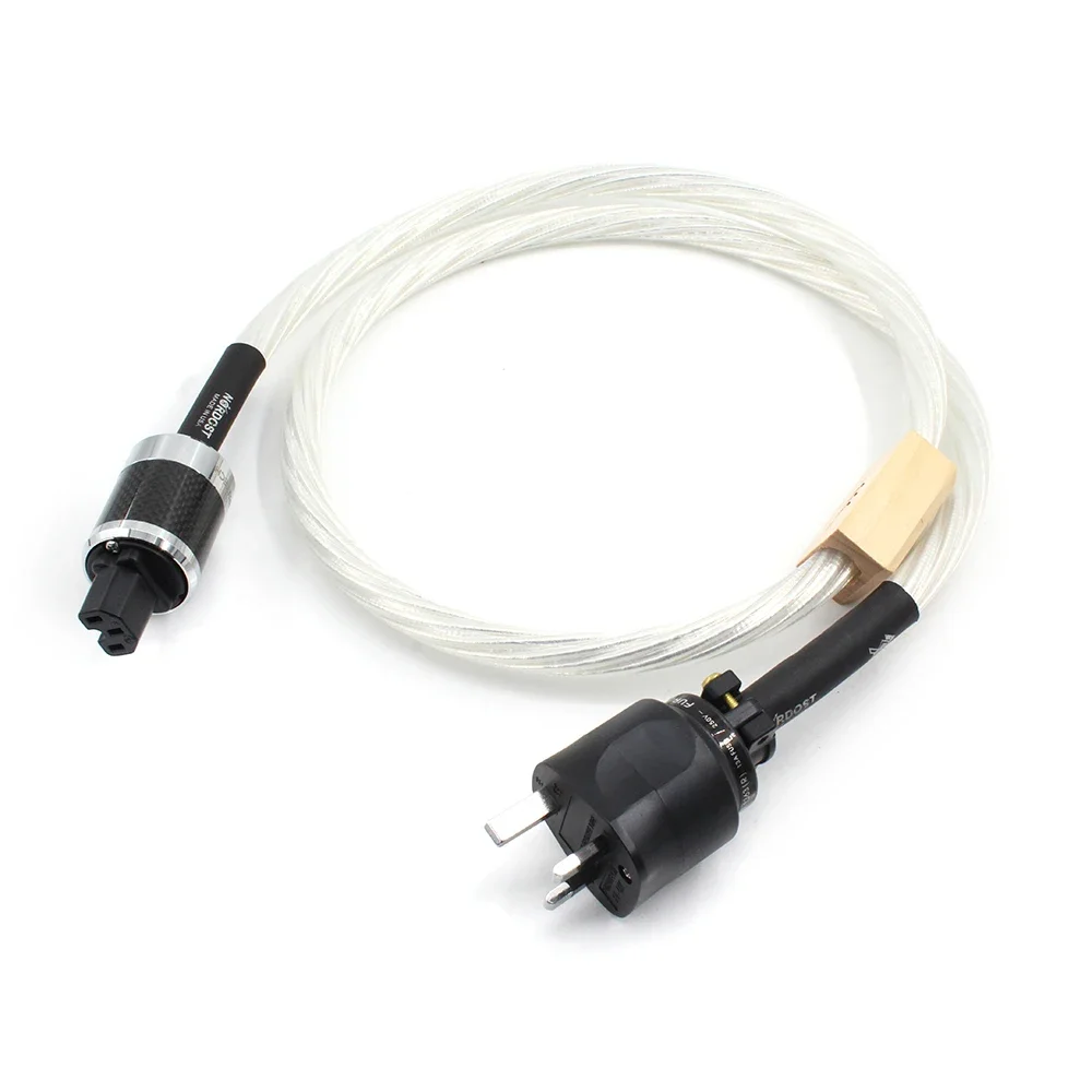 Nordost ODIN Uk connector C15A IEC Female connector plug silver plated conductor Power cable with gold plated