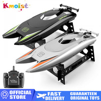 RC Boat Boys Toy Gifts 2.4G Radio 30 Km/h High Speed Speedboat Large Capacity Battery Dual Motor Waterproof Remote Control Boat