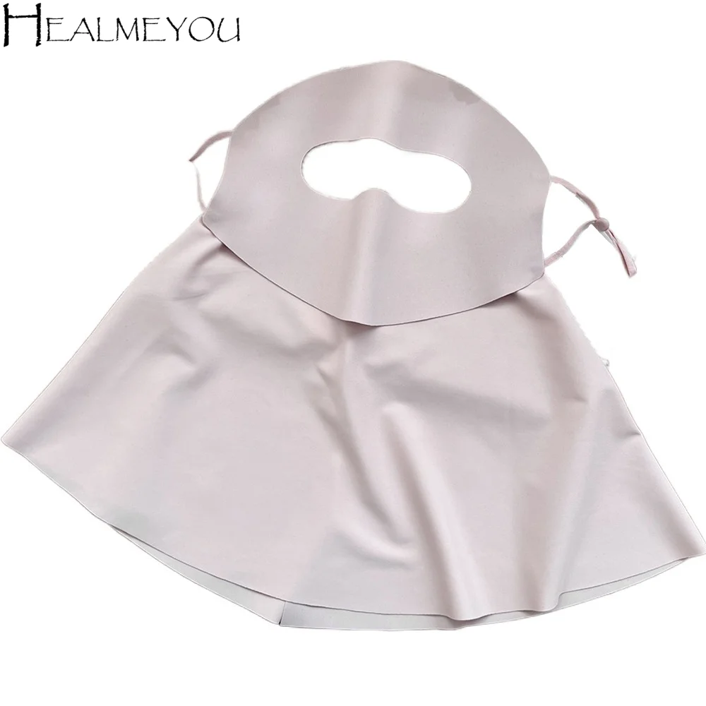 Protector Solar Facial Transpirable con Cobertura Total, UPF 50+, de Seda de Hielo, para Verano, Protección UV para Cuello, para Mujer y Hombre