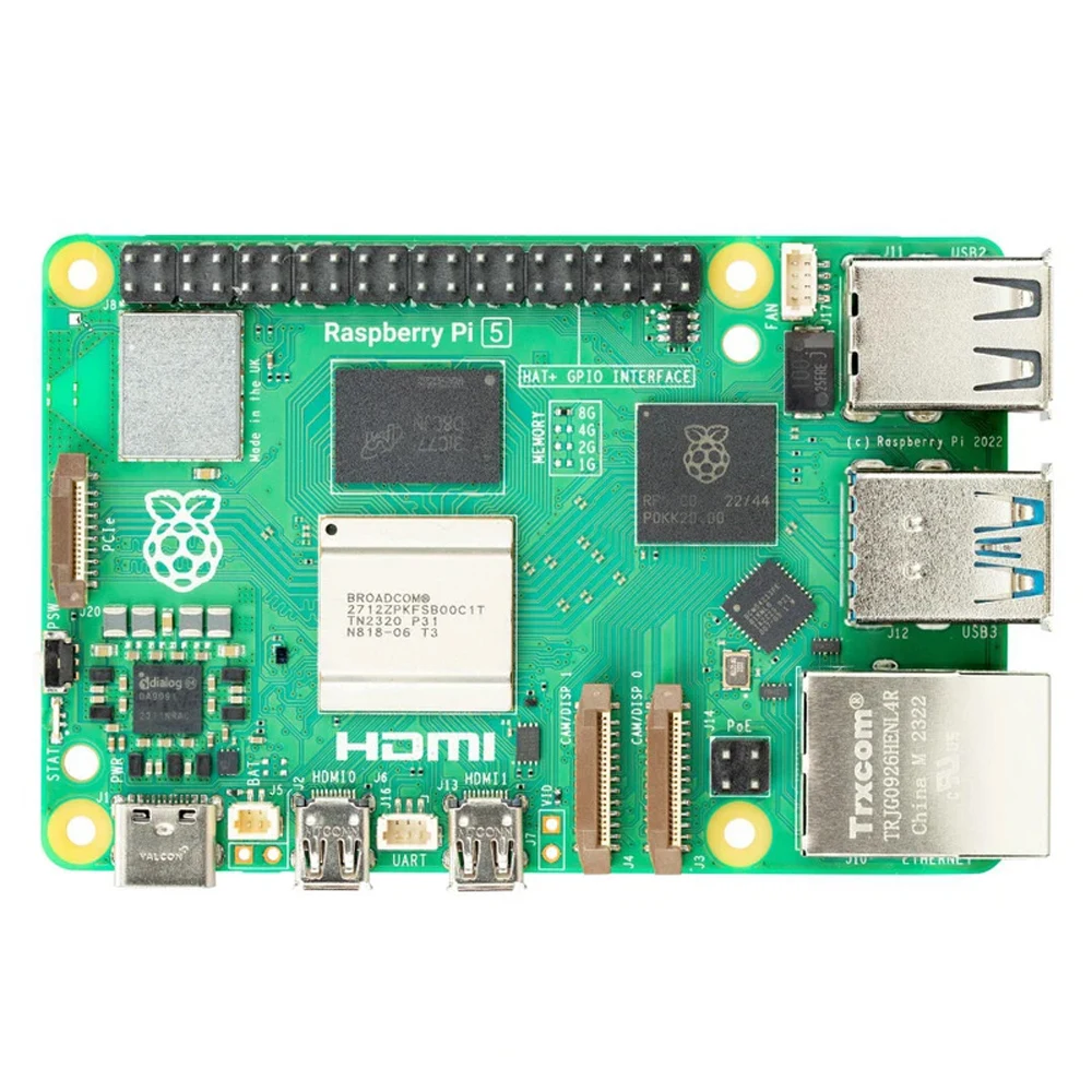 Imagem -02 - Raspberry pi com Dual Band Soc Intel Bcm2712 4kp60 Decodificador Hevc Wi-fi 4gb Opção de 8gb Ram Oficial Modelo Original 802.11ac