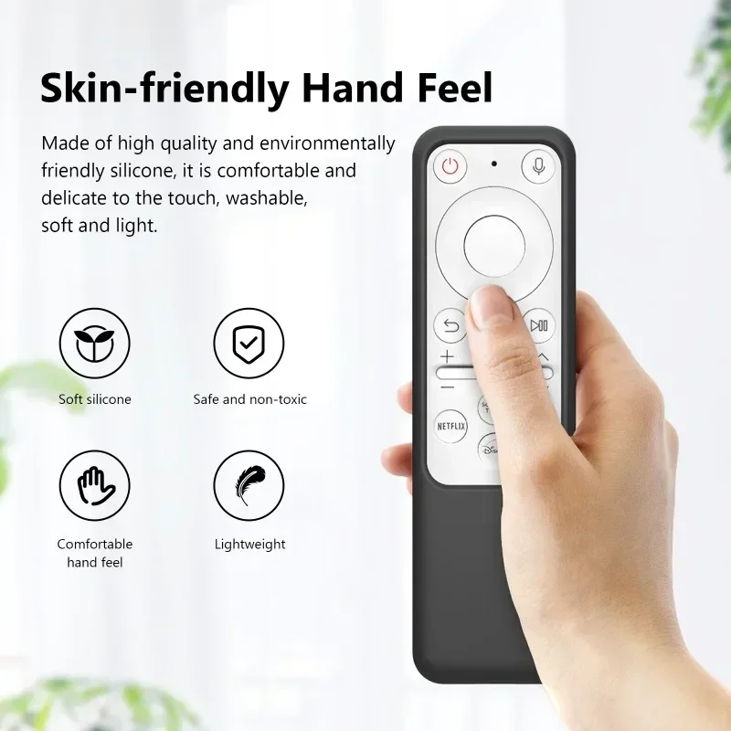 Soft Silicone Protective Case Shockproof Sleeve for Solar Remote Control | Dust-proof Smart TV Remote Case forSamsung BP59-00149