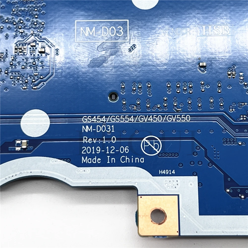 Laptop Motherboard para LENOVO ideapad 3-15IIL05, 4GB Testado, 100% Trabalho, USADO NM-D031, I3-1005G1