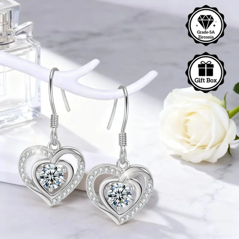 

Серьги-крючки LAMVOICE из циркония и серебра 925 пробы, ювелирные изделия для женщин/рождественский подарок, высококачественные ювелирные серьги