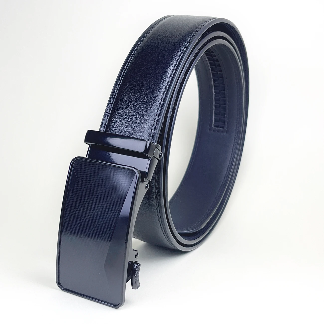 Высококачественный деловой ремень, мужские ремни из искусственной кожи для джинсов, черные, белые мужские джинсовые ремни с автоматической пряжкой для мужчин