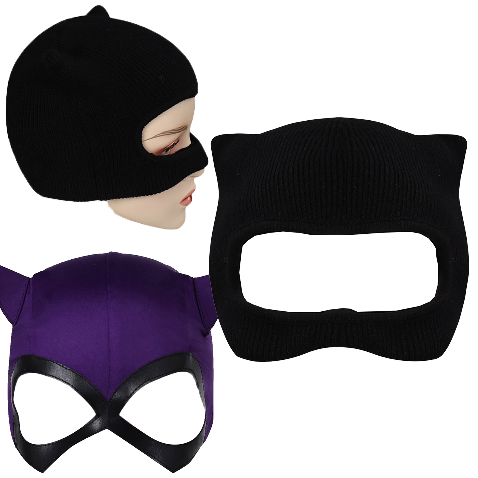 

Fantasia Kyle Cosplay Selina Mask Movie Female Superhero Accessories Adult Women Fantasy Halloween Carnival Party Prop