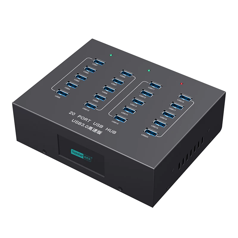 A-213P Sipolar  20 Port Usb 3.0  Hub   for Phone Charging Station  Smart Usb Hub Charger