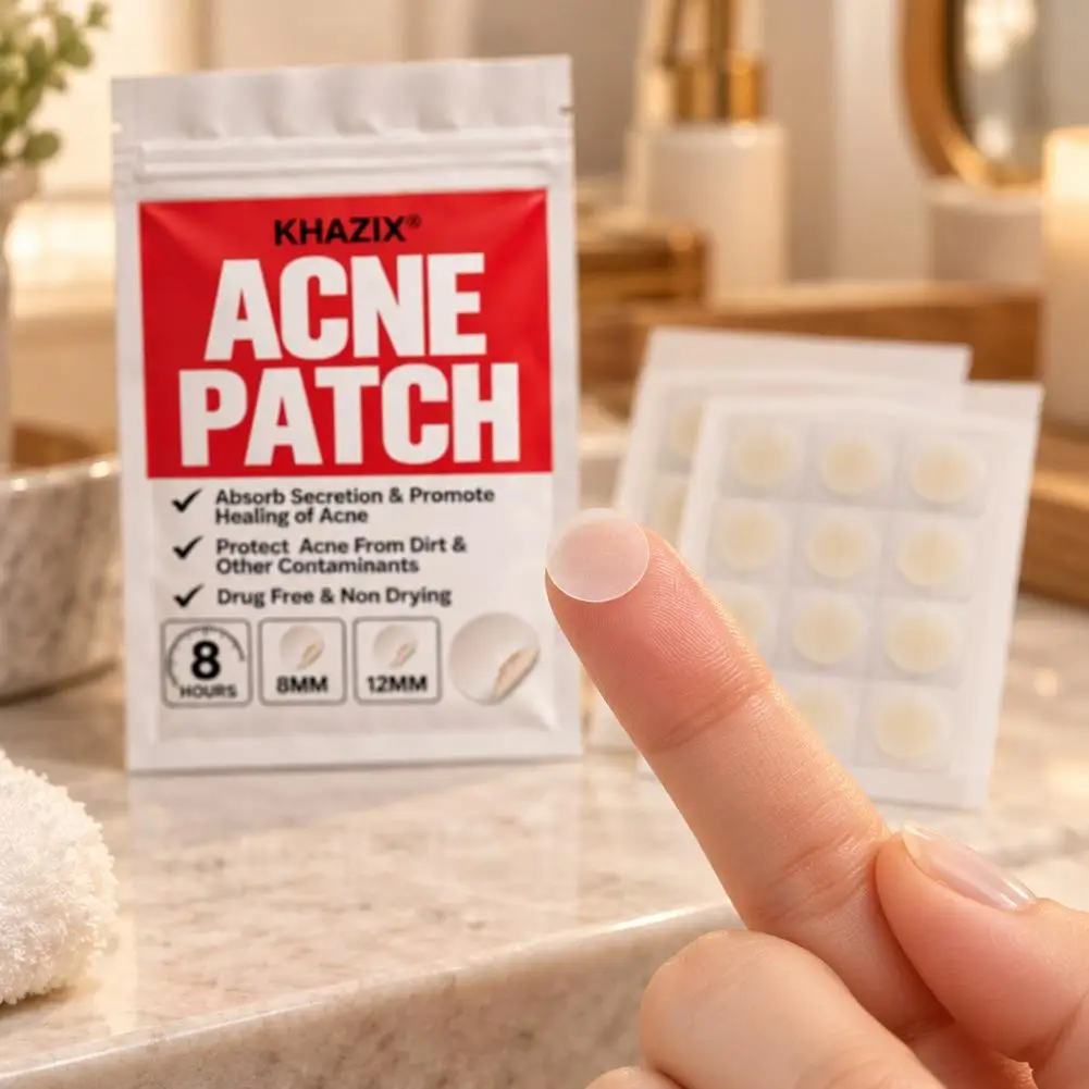 24pcsPieces Hydrocolloid Acne Patches per Box Alcohol-Free Gentle Non-Irritating Blemish Covering Sticker for Pimples