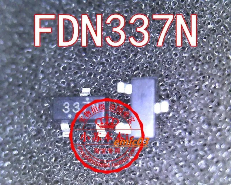 10pieces FDN337N :337 MOS SOT-23-3 1