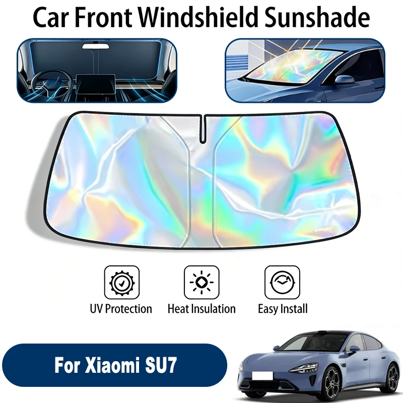 

Windshield Sun Shade For Xiaomi SU7 Foldable UV Reflective Front Window Sun Protection Cover Accessories