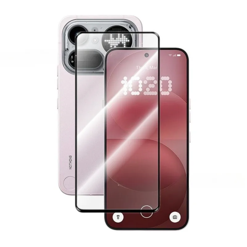 

For Nothing Phone (4a) Pro Black Edge Glass Screen Protector for Nothing Phone4A Pro nothingphone4a 4apro Protective Glass