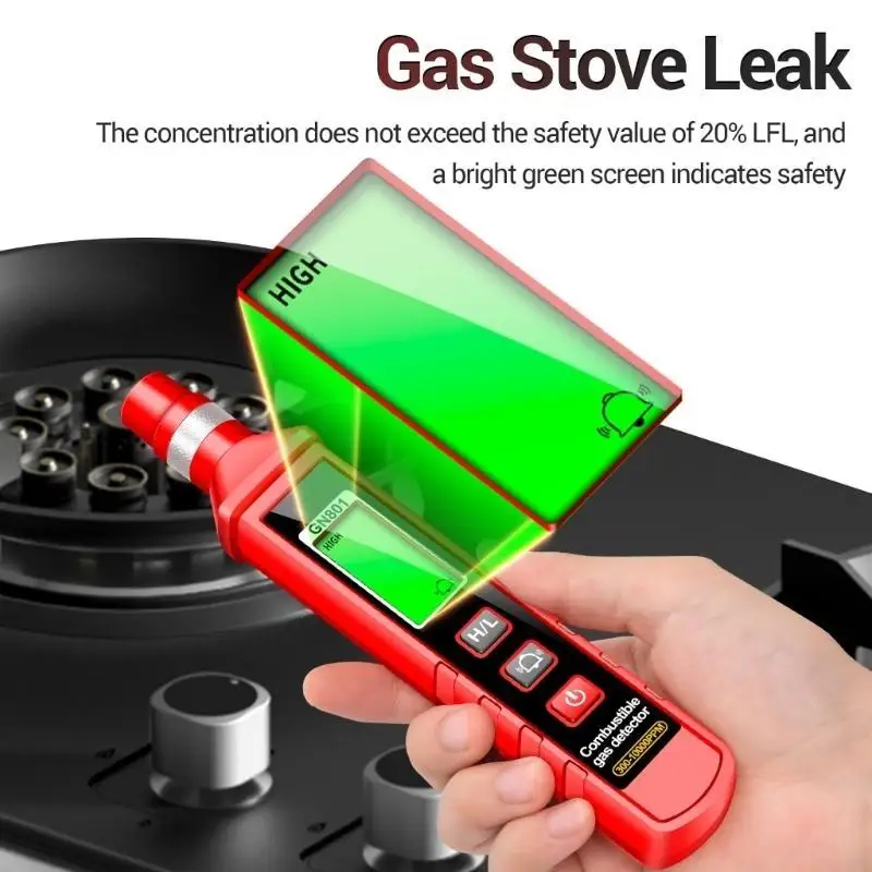 

20RC Methan Gas Sniffer Sniffer The Natural Gas Tescer аккумулятор (не включен)