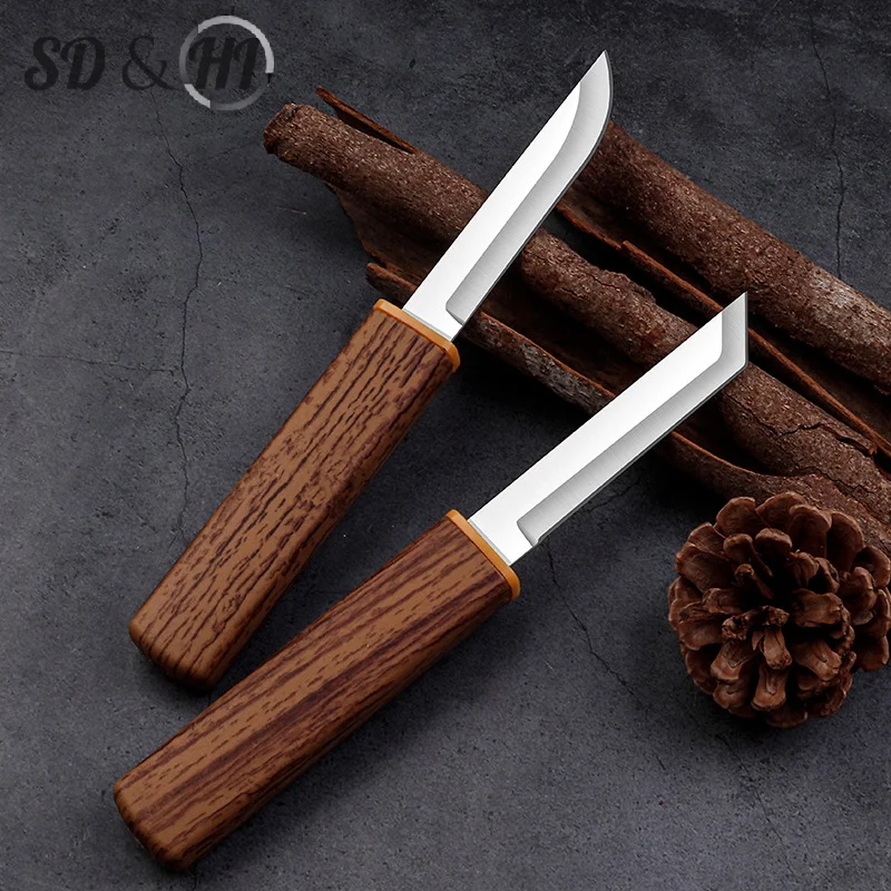 Stainless Steel High-grade Double Knife Portable Fruit Dragon And Phoenix Double Knife