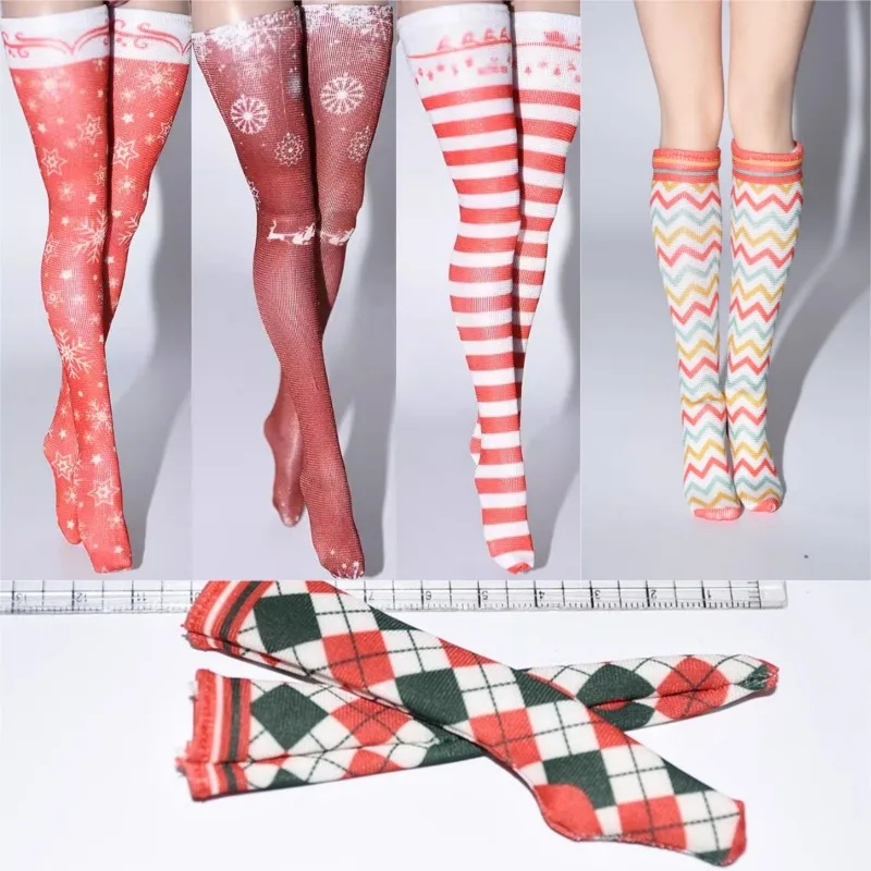 

In Stock 1/6 Scale Trend Christmas Stocking Various Styles Female Soldier Socks Model for 12inch Tbleague Toy Figures Body