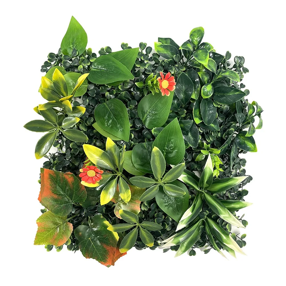 

DIY Artificial Plant Wall Panel Eternal Life UV Protection Artificial Eucalyptus Carpet Durable Lifelike Artificial Fern Grass