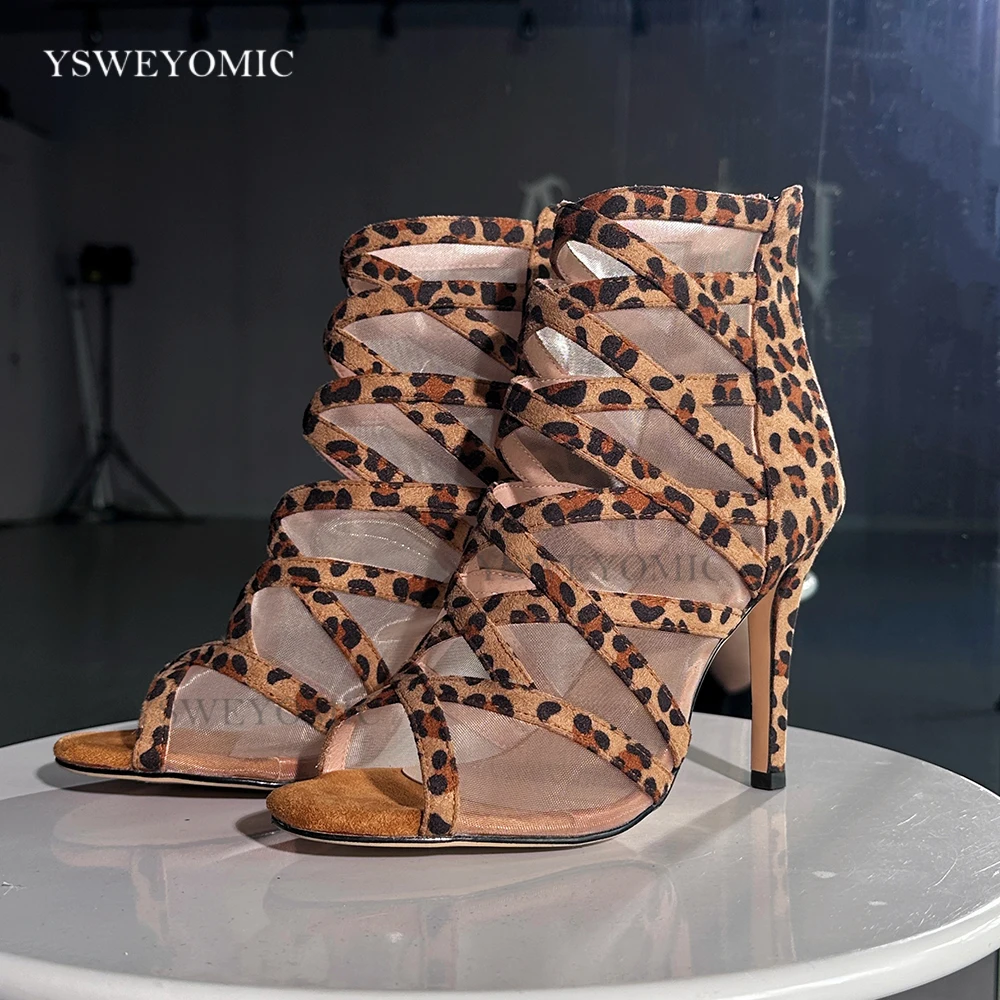 10 cm Tanz Heels Gummi Sohle Outdoor Champagner Gold Mesh Glitter Ausschnitt Heels Zapatos de baile Jazz Dance Booties