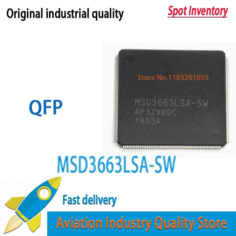 (1-5pcs) 100% New MSD3663LSA-SW MSD3663LSA MSD3663  QFP