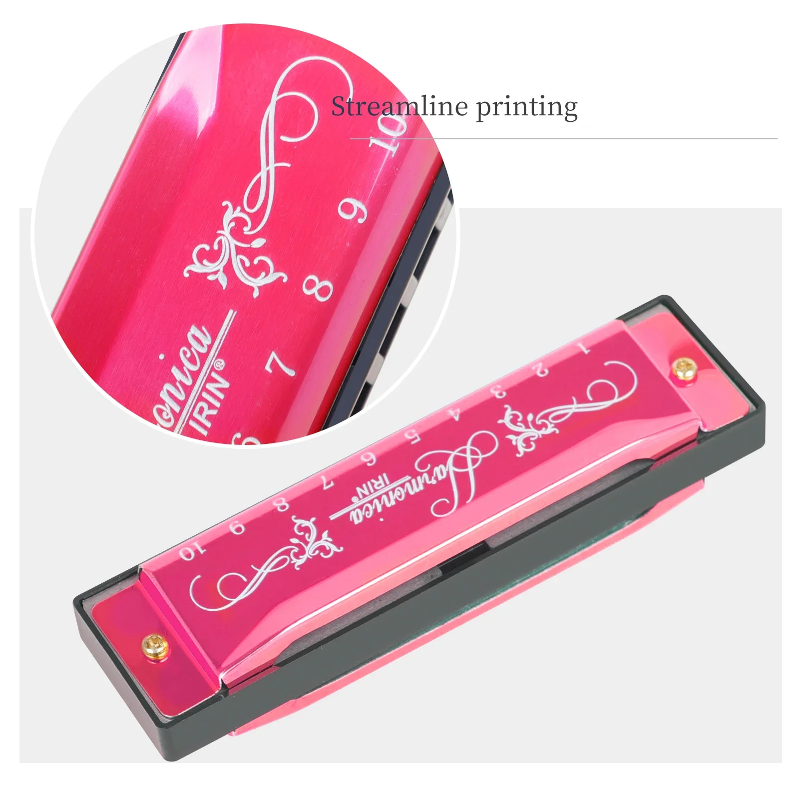 IRIN Hohner 10 Holes 10 Tone C Key Harmonica Set  Christmas Musical Gif Professional Beginner Harmonica