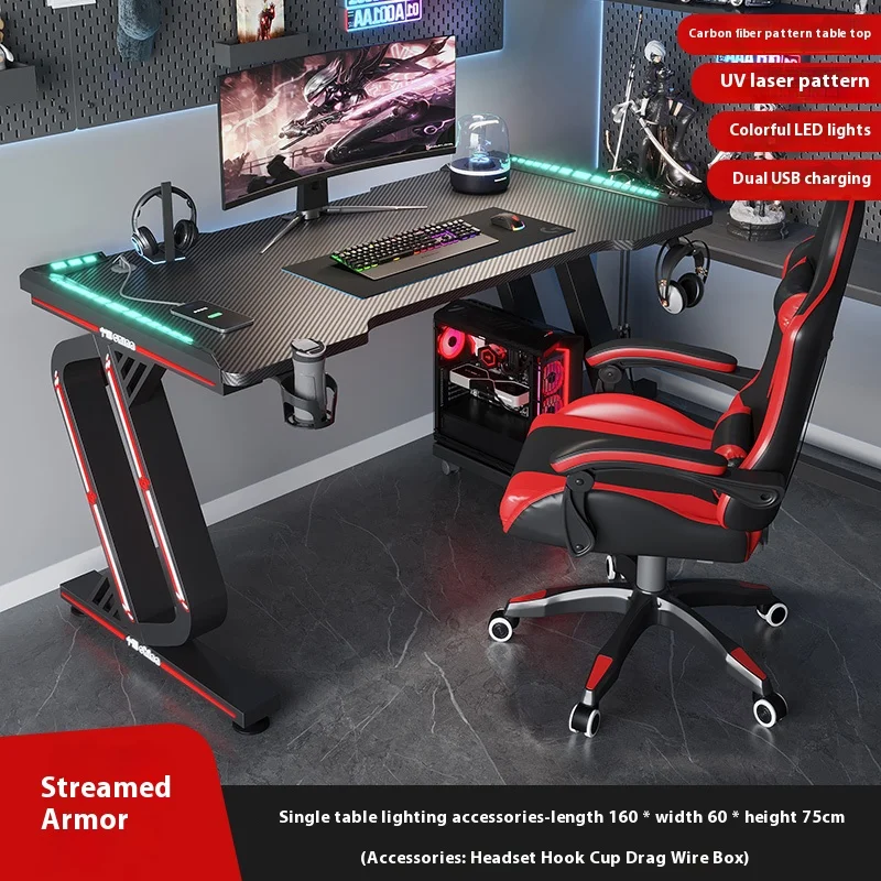 

Украшение игрового стола Регулируемая высота RGB-освещение Интеграция Эргономичный дизайн Стул Подстаканник Tavolo Da Gioco Мебель