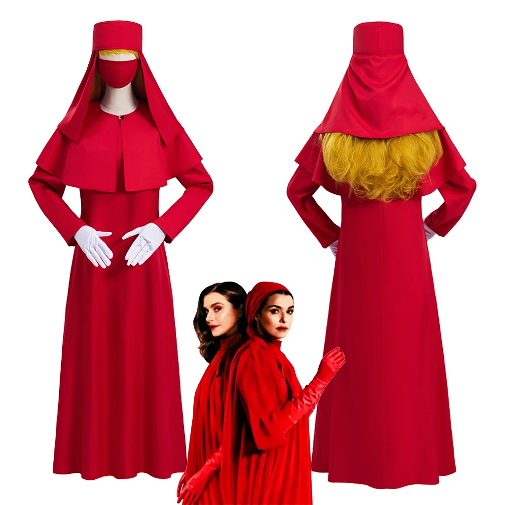 Costume de cosplay de Beverly Mantle du film d'horreur Thriller Dead Ringers, robe de missionnaire rouge avec chapeau