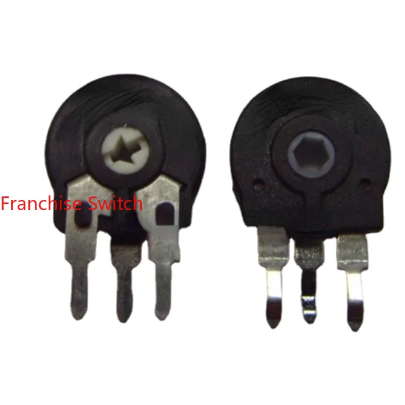 

10PCS Environmental Protection Potentiometer PT10-1k5k 10k 20k Vertical Arrow Hole