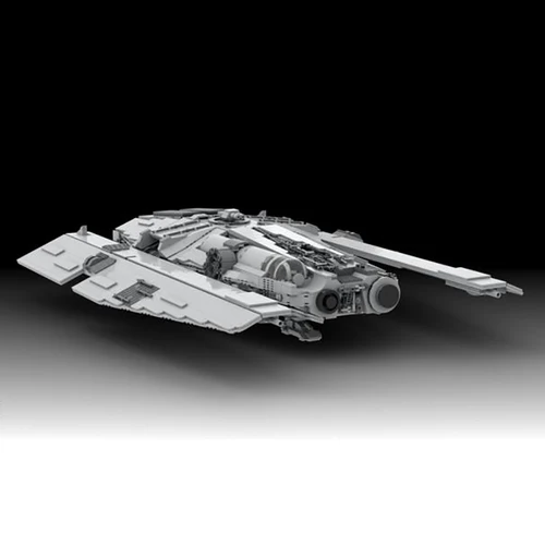 Fondor Haulcraft Science-Fiction vaisseau spatial MOC bloc de construction technologie briques bricolage assemblé avion jouets cadeaux de noël 3770 pièces