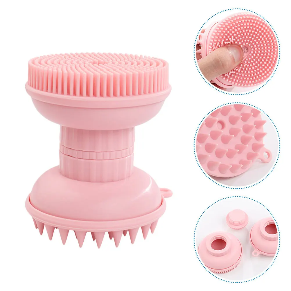 แปรงล้างหน้าซิลิโคน 1 ชิ้น แปรงขัดผิวแบบใช้มือ ขจัดสิ่งสกปรกในรูขุมขน นวดหน้า บำรุงผิว เครื่องมือทำความสะอาดผิว