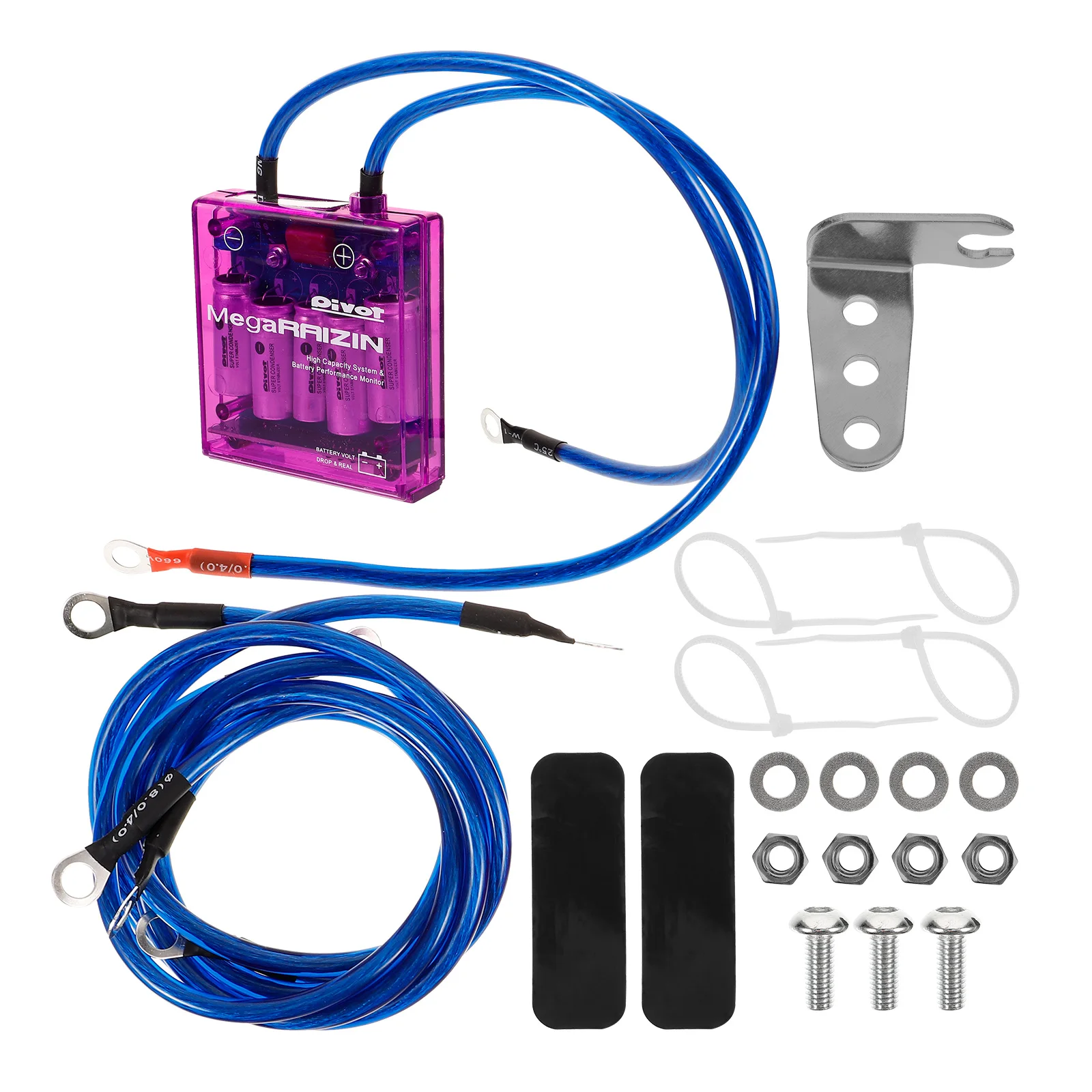 

Digital Voltage Stabilizer Electronic Regulator Universal Rectifier Kit 3 Ground Wires Real-Time Display Accurate Monitoring