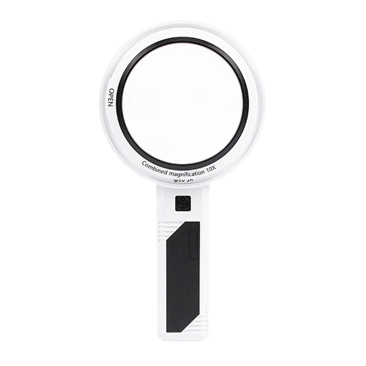 Handheld Magnifying Glass Loupe with LED Light Illuminated Magnifier Removable Optical Lens Magnifier 2290+75