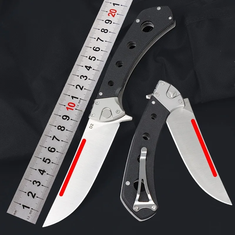 

08817 Blade D2 Folding Pocket Outdoor Camping Survival Knife Sharp Carry Convenient Knives Utility Fruit Self-defense EDC Tools