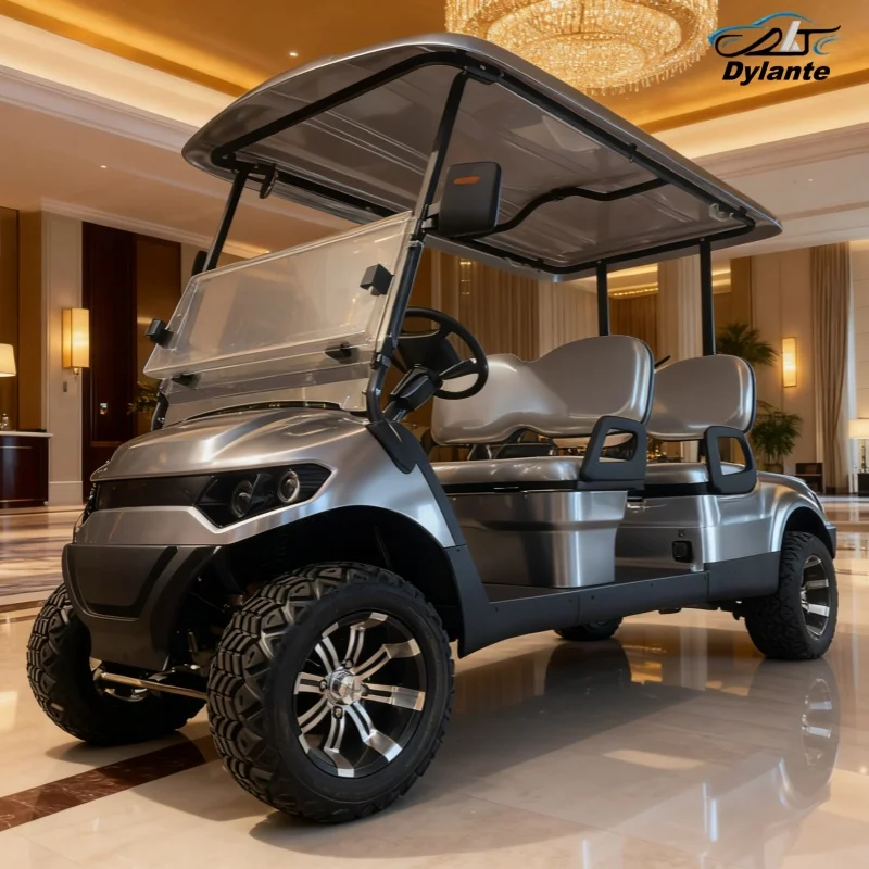 حار بيع عربة جولف كهربائية في الهواء الطلق 4 مقاعد نادي الركاب سكوتر للبيع في الولايات المتحدة الأمريكية وكندا سيارة كهربائية لملعب الجولف #5
