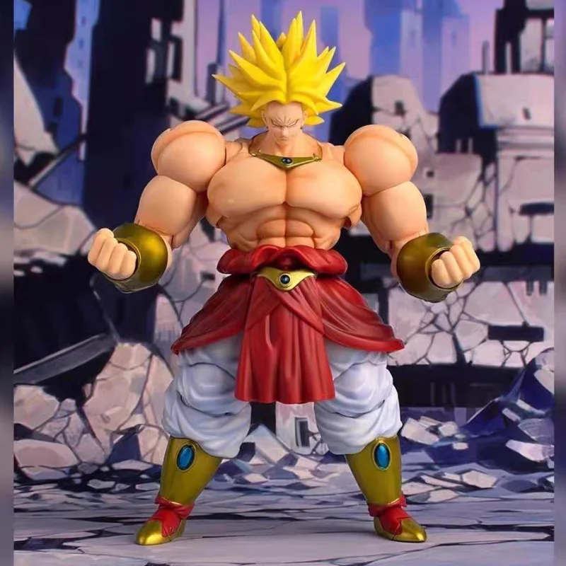 Figurine d'action Dragon Ball Broly Mm Magic Model Shf Super Saiyan One Legendary Berserker Broly, collection de figurines d'anime, jouet cadeau