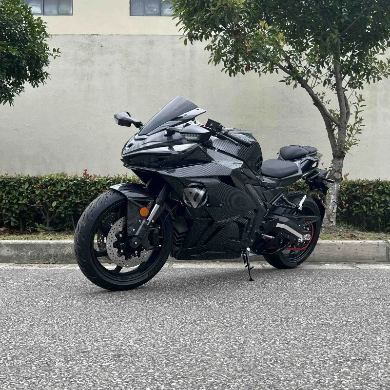 STLF  Electric Sportbike Motorcycle with 10kW Mid-Drive Motor, 150KM/H Top Speed, 72V160Ah Lithium & ABS for Street