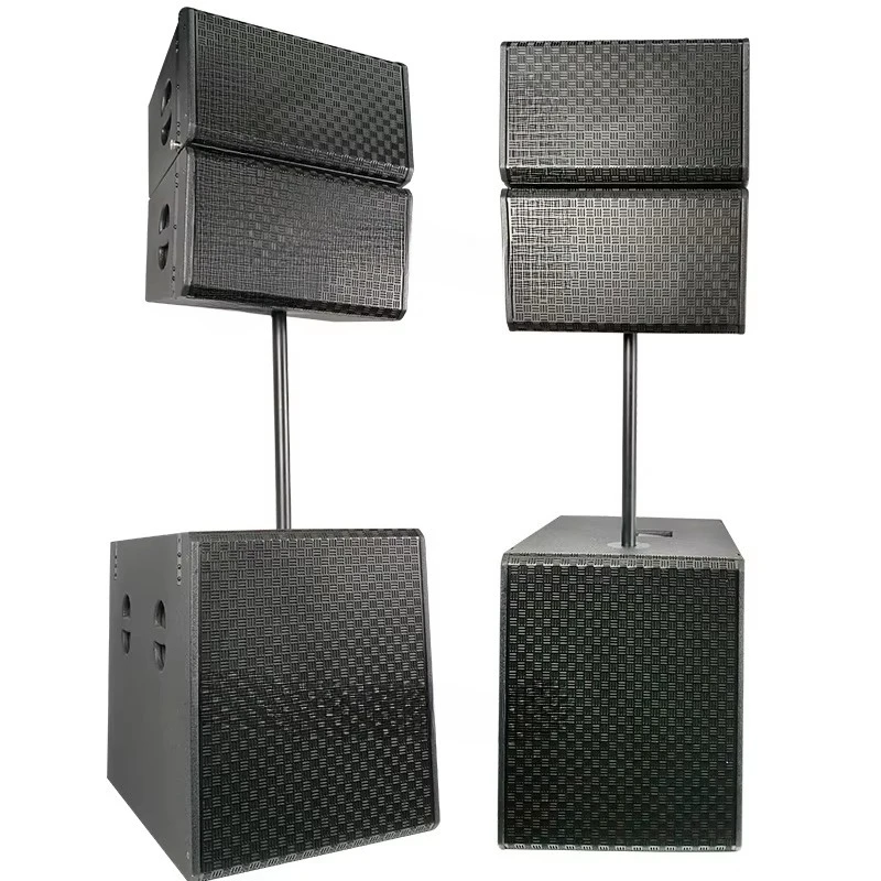Full Set of 10-inch 18-inch Subwoofer Outdoor Concert Hanging Stage Church Professional Active Passive Line Array Speaker System