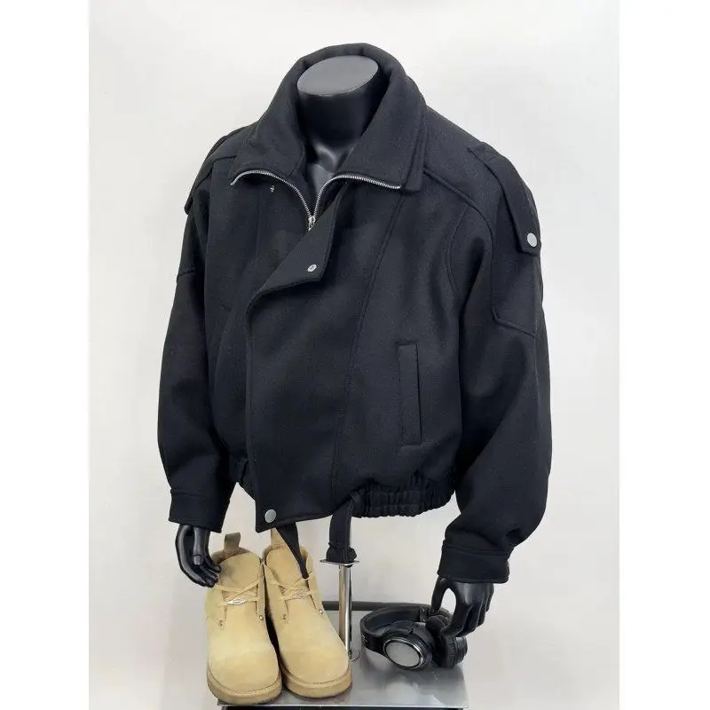 

Мужская куртка из шерстяной смеси для работы, фестивалей, концертов, музыкальных выступлений, развлечений, торжеств, мероприятий, вечеринок, встреч и социальных мероприятий