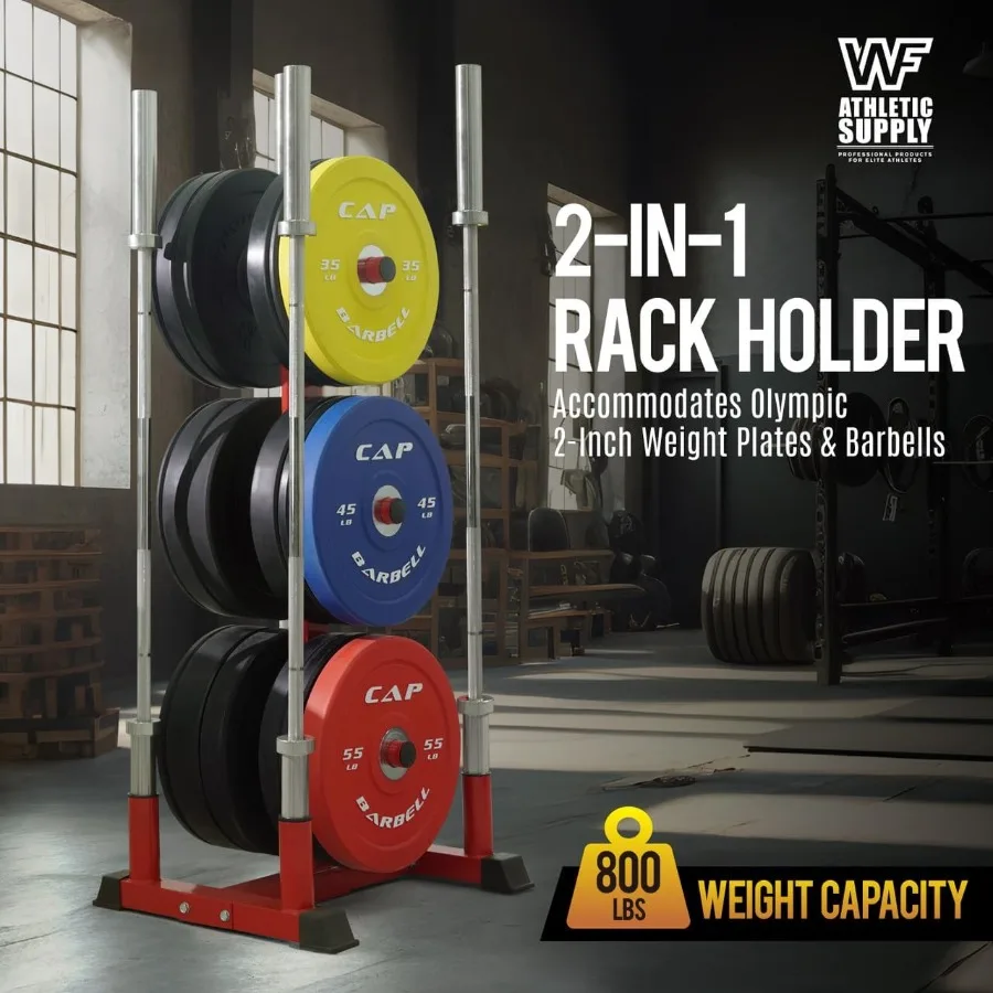 رف لوحة الوزن لتخزين أطباق المصد مع حاملات الحديد وأوتاد الألواح شجرة الوزن شديدة التحمل لصالة الألعاب الرياضية المنزلية مقاس 2 بوصة