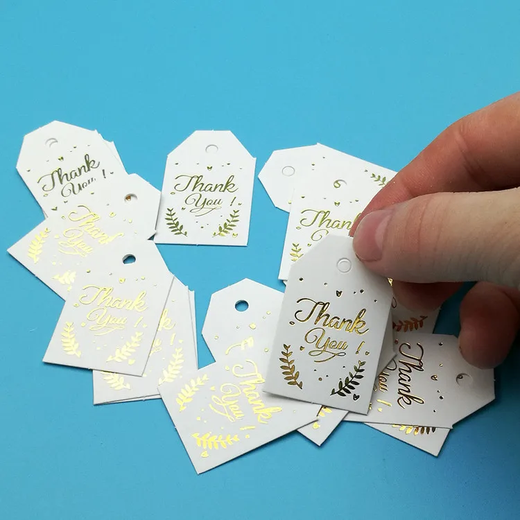 

Golden Thank You Tag, Gift Tags, Wedding Thank You Tags,Thank You Printable, Favor Tag 2000pcs/lot