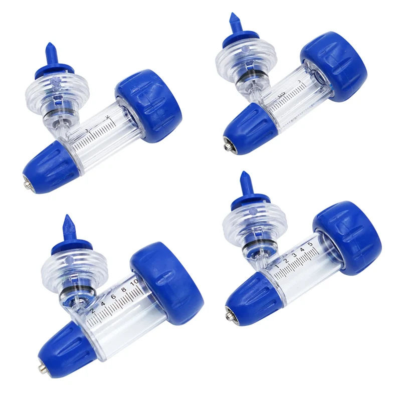 1/2/5/10Ml Automatic Veterinary Continuous Syringe Animal Adjustable Vaccine Injector Livestock Sheep Cow Injection Accessories