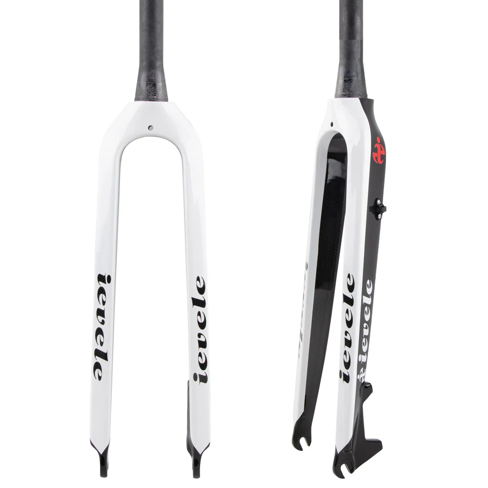 Full Carbon Tapered MTB Rigid Fork Ivele– 26-29" 1-1/2" Steerer Disc Brake Hard Fork